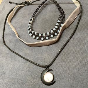 Black and Silver Jewelry Set